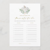 White Pumpkin Hoe oud waren de ouders Kaart? Informatiekaartje (Voorkant)