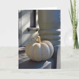 White Pumpkin on the Railing - Martha's Vineyard Kaart