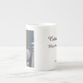 White Pumpkin on the Railing - Martha's Vineyard Porselein Kop (Voorkant)