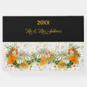 White Pumpkin Patch Halloween Bash Floral Greenery Gastenboek (Achterkant)