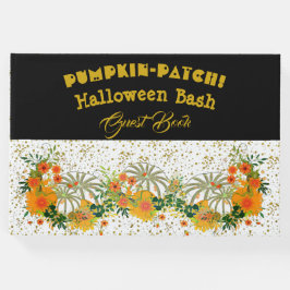 White Pumpkin Patch Halloween Bash Floral Greenery Gastenboek