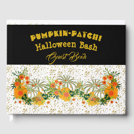 White Pumpkin Patch Halloween Bash Floral Greenery Gastenboek