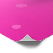 White Pumpkin Pink Girly Halloween Poster (Hoek)