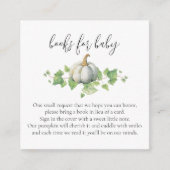 White Pumpkin Rustic Farmhouse Theme Book Request Informatiekaartje (Voorkant)