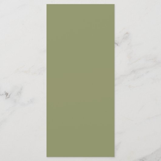 White Pumpkin Thanksgiving Dinner Menu Card (Achterkant)