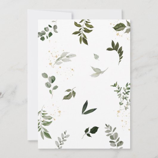 White Pumpkin Thanksgiving Dinner Party Kaart (Achterkant)