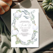 WHITE PUMPKIN Vrijgezellenfeest Green Leaves Kaart