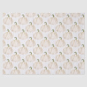 White Pumpkins Autumn Decoupage Tissuepapier (Voorkant)