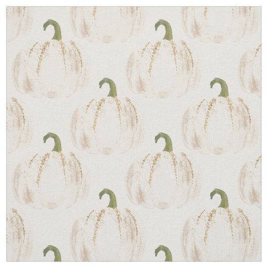 White Pumpkins Autumn Stof (Swatch)