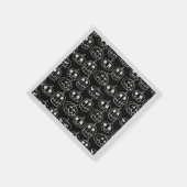 White Pumpkins Halloween Pattern Servet (Hoek)