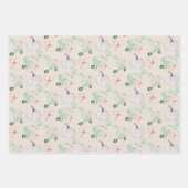 White Pumpkins Waterverf Art Pattern Inpakpapier Vel (Voorkant 2)