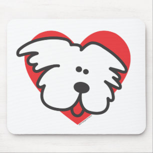 White Puppy Muismat