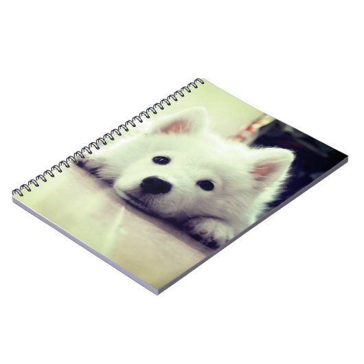 White Puppy Notitieboek (Linkerzijde)