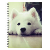 White Puppy Notitieboek (Voorkant)