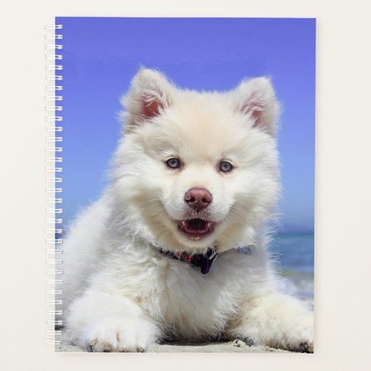 White Puppy Planner (Voorkant)