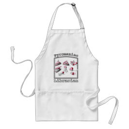 White Pyromaniac Librarian Boek Ideeën Standaard Schort