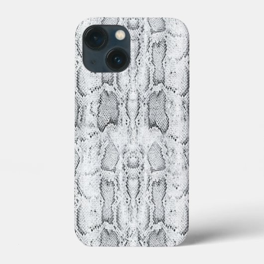 White Python Snake Skin Print Case-Mate iPhone Case (Achterkant)