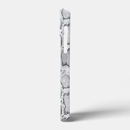 White Python Snake Skin Print Case-Mate iPhone Case (Achterkant / Links)