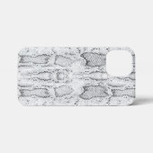 White Python Snake Skin Print iPhone Hoesje (Achterkant horizontaal)