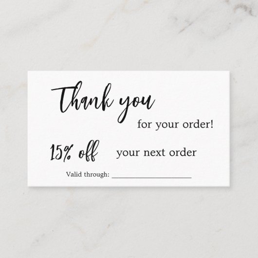 White qr code business logo Diskcard Klantenkaartje (Voorkant)