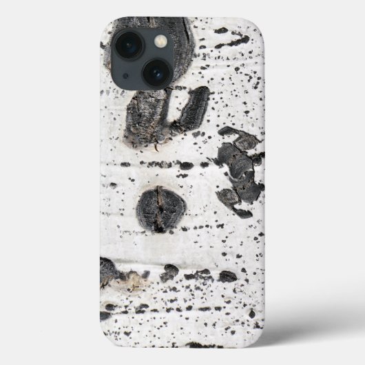 White Quaking Aspen Bark Close-up foto Case-Mate iPhone Case (Achterkant)