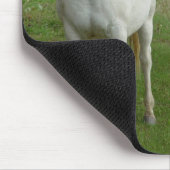 White Quarter Horse Mousepad Muismat (Hoek)