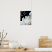 White Quartz Crystal Gemstone Geode Natural Stone Poster (Keuken)