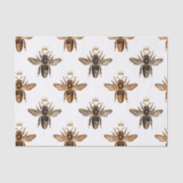 White Queen Bee Tissue Paper Tissuepapier