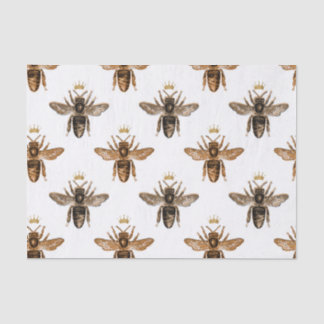 White Queen Bee Tissue Paper Tissuepapier