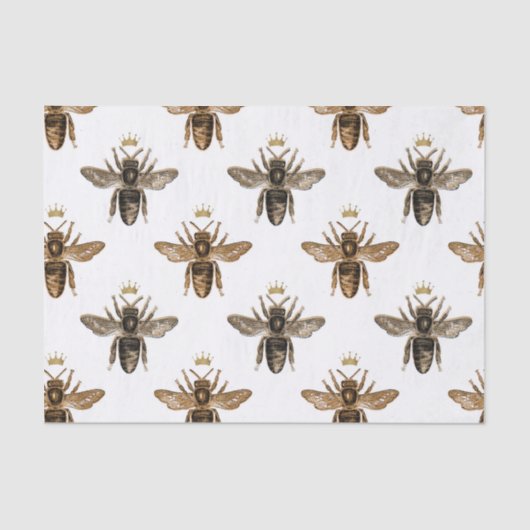 White Queen Bee Tissue Paper Tissuepapier (Voorkant)