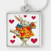 White Rabbit 1 Sleutelhanger (Voorkant)