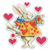 White Rabbit 1 Sticker (Voorkant)