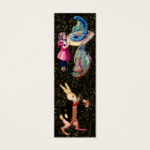 White Rabbit  Alice Caterpillar | BLADWIJZER Mini Visitekaartjes (Voorkant)