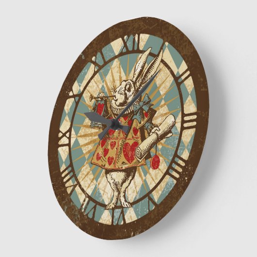 White Rabbit Alice Grote Klok (Hoek)