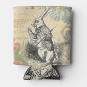 White Rabbit Alice in Wonderland Art Blikjeskoeler (Voorkant)