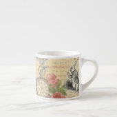 White Rabbit Alice in Wonderland Art Espresso Kop (Rechts)