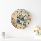 White Rabbit Alice in Wonderland Art Grote Klok (Huis)