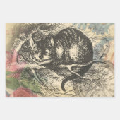 White Rabbit Alice in Wonderland Art Inpakpapier Vel (Voorkant 2)