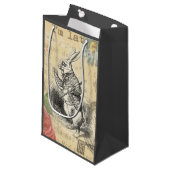 White Rabbit Alice in Wonderland Art Klein Cadeauzakje (Voorkant Gekanteld)