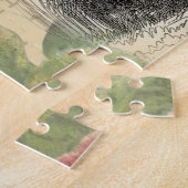 White Rabbit Alice in Wonderland Art Legpuzzel (Zijkant)