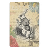 White Rabbit Alice in Wonderland Art Mini Klembord (Achterkant)