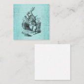 White Rabbit Alice in Wonderland Art Notitiekaartje (Voorkant / Achterkant)