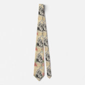 White Rabbit Alice in Wonderland Art Stropdas (Voorkant)