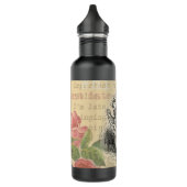 White Rabbit Alice in Wonderland Art Waterfles (Links)