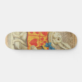 White Rabbit Alice in Wonderland  Artwork Persoonlijk Skateboard (Horizontaal)