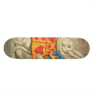 White Rabbit Alice in Wonderland Artwork Persoonlijk Skateboard