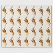 White Rabbit Alice in Wonderland Cadeaupapier (Vlak)