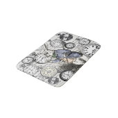 White Rabbit Alice in Wonderland Clocks Badmat (Gekanteld)