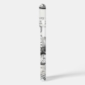 White Rabbit Alice in Wonderland Clocks Case-Mate iPhone Case (Achterkant / Links)