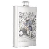 White Rabbit Alice in Wonderland Clocks Heupfles (Rechts)